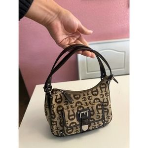 Vintage Etienne Aigner mini bag signature canvas